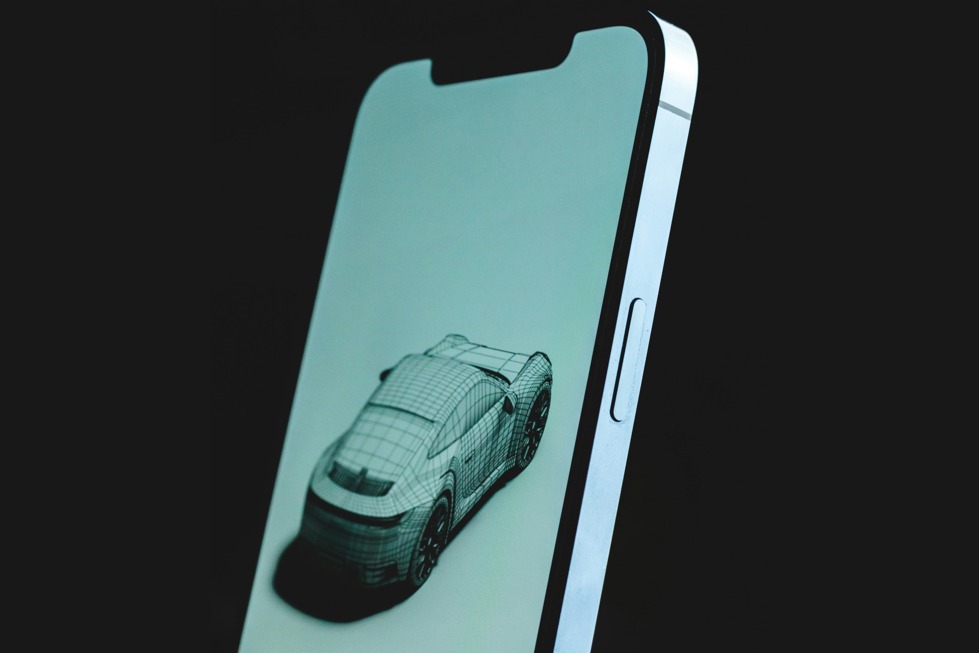 3D model within mobile application reflecting work with MHP and Porsche